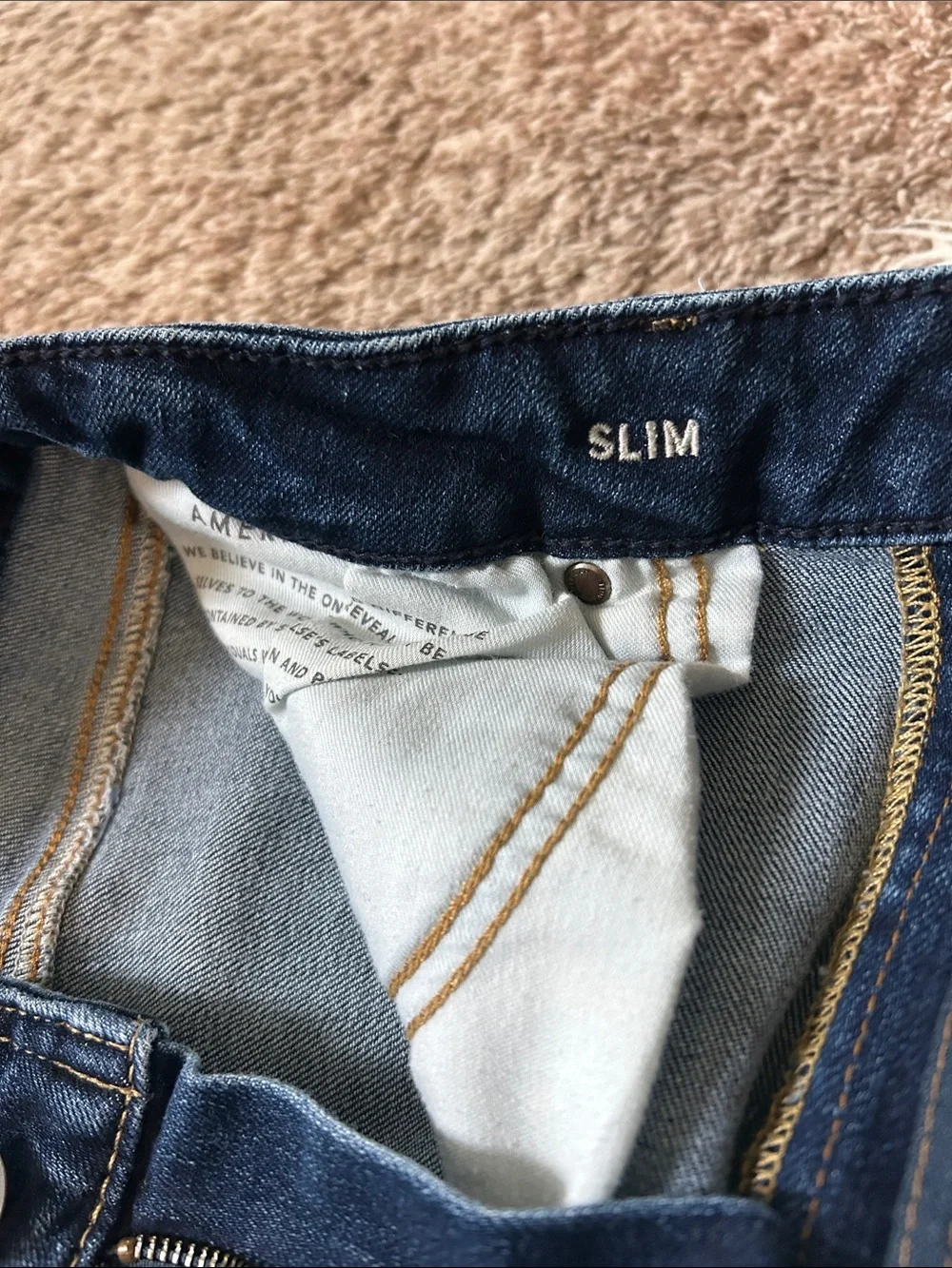 American Eagle Outfitters Men’s 32x32 Indigo Slim Straight Jeans